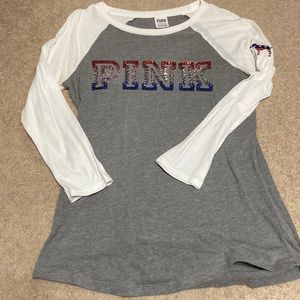 ALMOST NEW Pink Long- Sleeve T-shirt